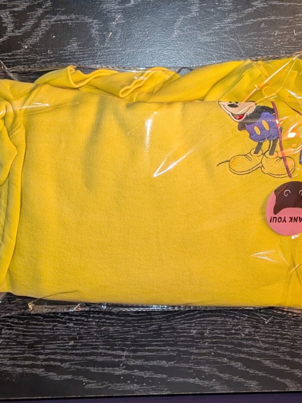 Yellow Mickey Graphic Women's Vintage Sweatshirt Size Large - Picture 13 of 14